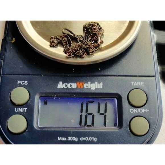 6.75" Sterling Silver Vintage Bracelet Patina Grams 1.64 Twist Italy 925 ALFI - Picture 4 of 6